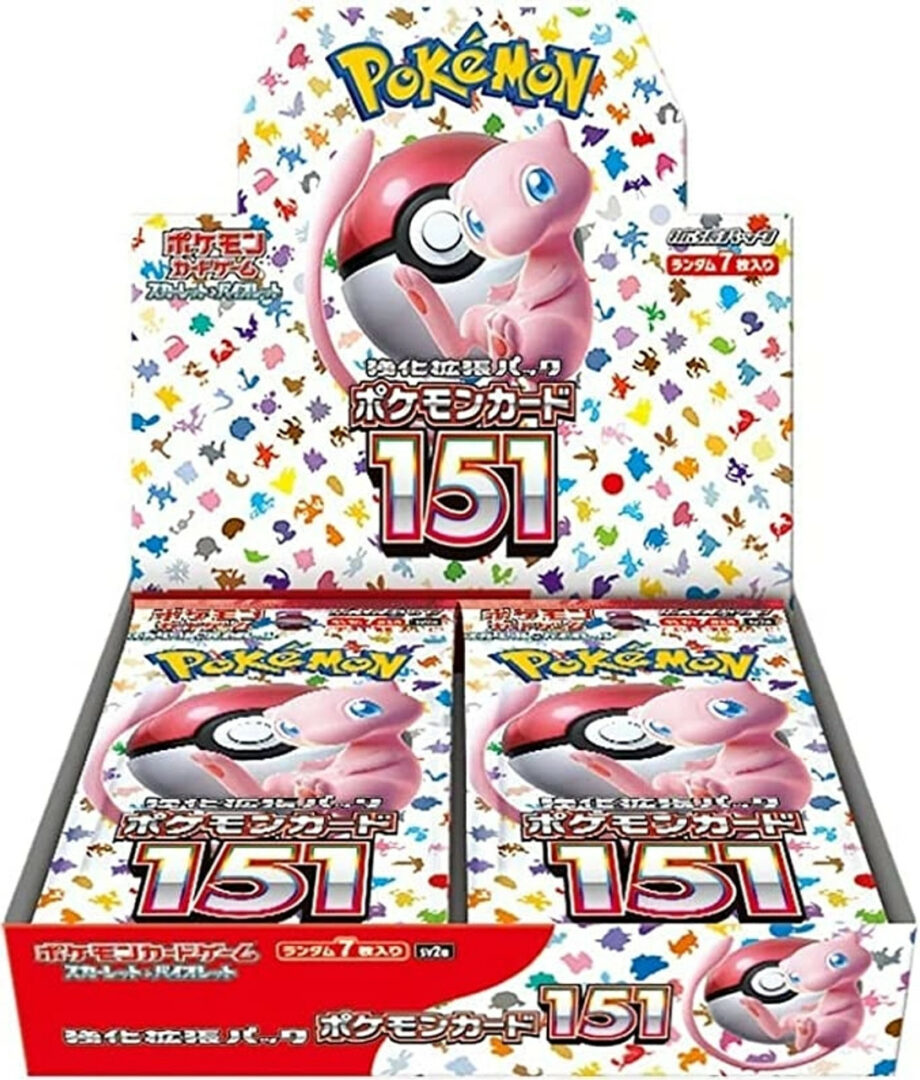 pokemon 151 japanese booster box image