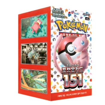 korean pokemon 151 booster box