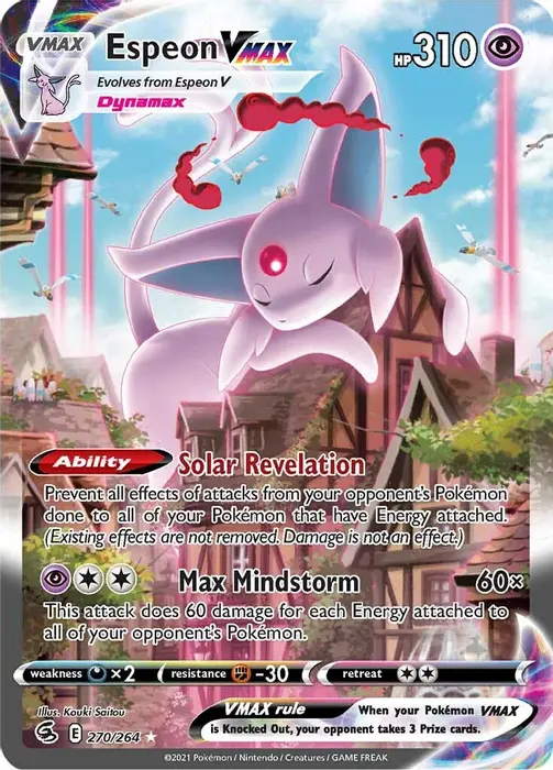 Espeon VMAX (Alternate Art Secret) fusion strike