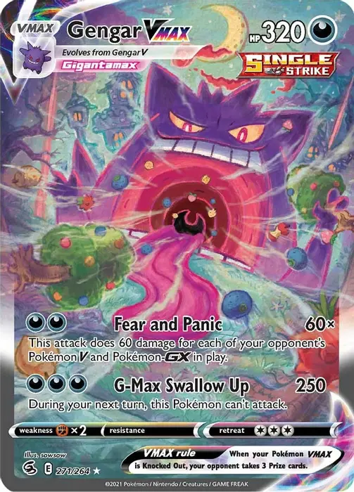 Gengar VMAX (Alternate Art Secret) fusion strike