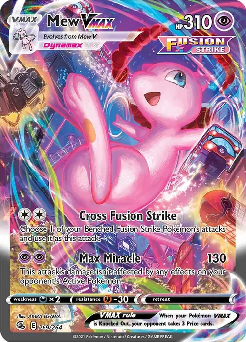 Mew VMAX (Alternate Art Secret) fusion strike