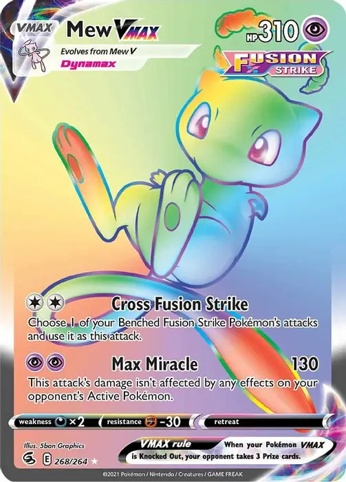 Mew VMAX (Secret) fusion strike